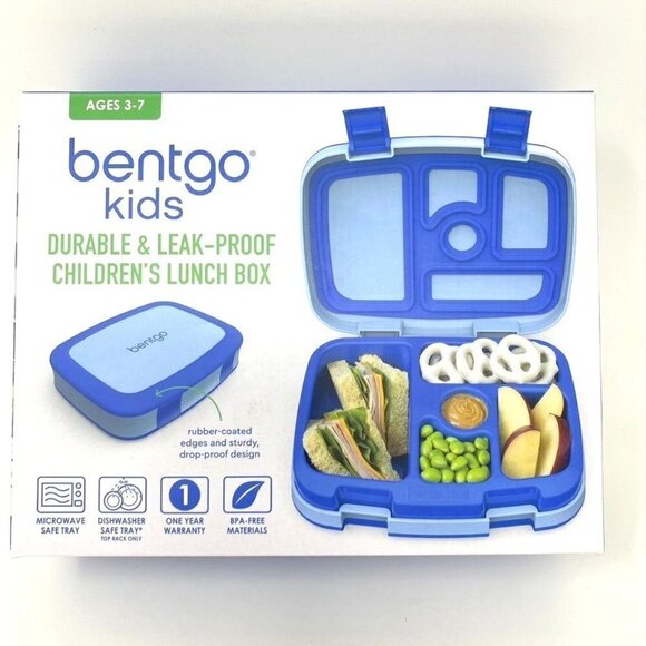 Bentgo Kids' Leakproof, 5 Compartment Bento-Style Kids' Lunch Box Various Prints - Picture 5 of 12